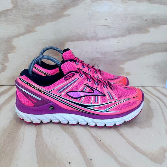 Brooks - Transcend - Running Shoes - Pink - Women's - 9.5 (B) - 1201501B878 - Picture 1 of 9